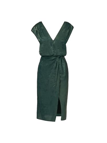 Women's Foil Woven Midi Dress