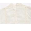 21AtczhNJGL.jpg Women's 2-Piece Set Sleeveless Single-Breasted Top+Hollow High Street Lace Crochet Skirt