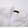 Women Elegant Office Skirt Set Temperament Slim Fit Monochromatic Single Breasted Blazer Suits Fashion Two Piece Set