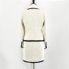 316P8mMQ94L.jpg Women Tweed Jacket + Skirt Suit 2-Piece Set Slimming Suit Autumn/Winter Wire Fabric 2-Piece Set