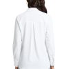 Womens Stretch Button Down Shirt Long Sleeve Wrinkle-Free Lightweight Smooth Loose Casual Office Work Shirts