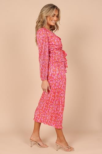 Women's Minelli Pleat Midi Skirt