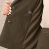 Women's 2 Piece Skirt Suit Set 2025 Fall Winter Double Breasted Blazers and A-Line Skirts