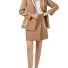 Suits for Women Business 2 Pieces Office Formal Wear Skirt Suits Set Patchwork Blazer&Skirt