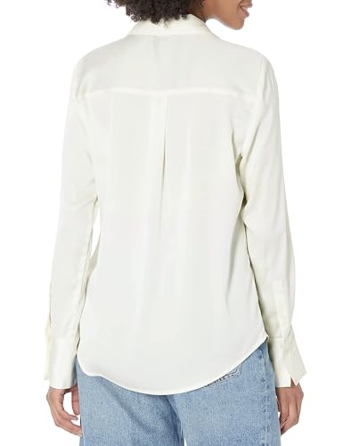 31DXUxPMRL.jpg Women's Regular-Fit Satin Button Down Blouse (Available in Plus Size)