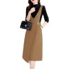 Sweater, Strap Skirt Suit for Womens Spring and Autumn Style Slim Commuting Vest Dress twopiece Set