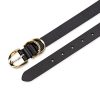 Women's Metal Loop Skinny Dress Belt
