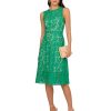 Women's Lace Midi Flounce Dress