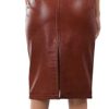 Real Leather Skirts for Women - Trendy Casual Womens Leather Skirt Fashionable