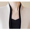 Women Business Suits V-Neck Single Button Slim Fit Formal Blazer Midi Wrap Hip Pencil Skirt 2 Piece Sets