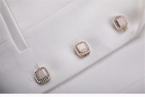 Women Elegant Office Skirt Set Temperament Slim Fit Monochromatic Single Breasted Blazer Suits Fashion Two Piece Set
