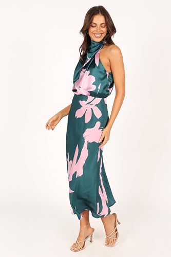 Women's Anabelle Halter Neck Midi Dress