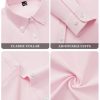 Button Down Shirts for Women Oxford Shirt Cotton Dress Shirts Collared Long Sleeve Wrinkle Free Blouse Tops