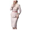 Women Business Interview Suit Blazers Skirt Set Professional Office Work Wear Career Two Piece Outfit