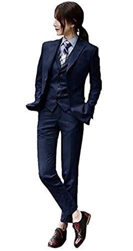 Autumn Women Suits 3 Piece Slim Fit Suits Set for Business Office Lady Blazer Jacket Vest Pants