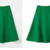 Women Spring Skirt Sets Solid Long Sleeve Lapel Collar Short Coat Big Swing A-Line Skirt 2 Piece Suits