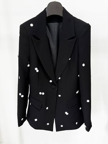 Women's Sequins Beading Blazer Long Mermaid Dress Skirt Suit Set 2 Pieces Fashion Unique Casual Evening Party Wedding