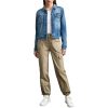 Women's Denim Fashionable Cropped Jeans Jacket