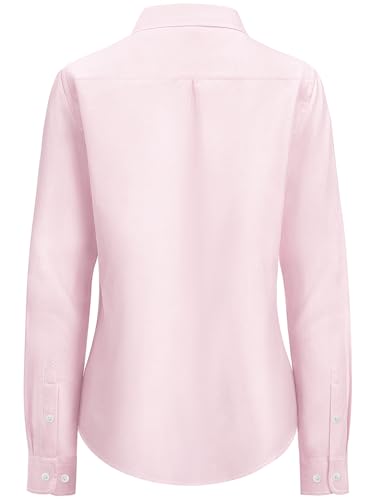 Button Down Shirts for Women Oxford Shirt Cotton Dress Shirts Collared Long Sleeve Wrinkle Free Blouse Tops