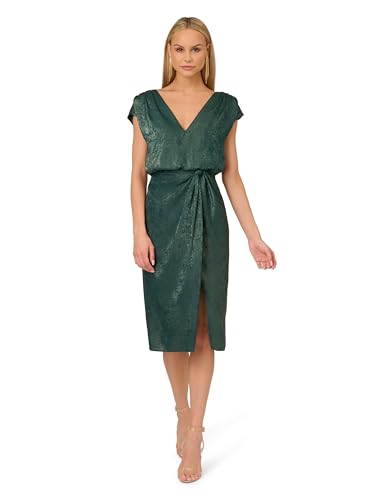 Women's Foil Woven Midi Dress