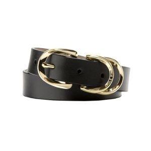 Women's Metal Loop Skinny Dress Belt