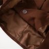Women Elegant Commuter Suit Notched Long-Sleeved Appliques Tops Flounced Edge Skirt 2 Piece Set