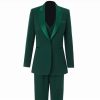 Womens Tuxedo 3 Piece Suit Sets for Women Blazer Pants Vest Set Womens Business Professional Outfits
