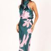 Women's Anabelle Halter Neck Midi Dress