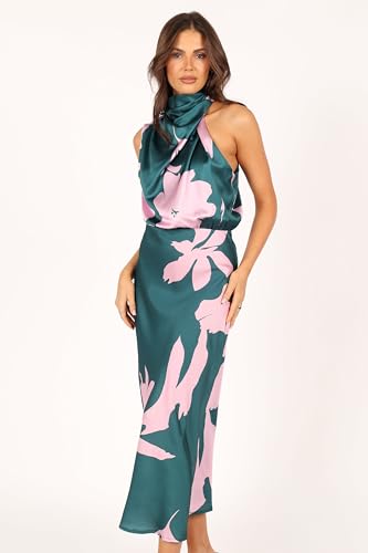 Women's Anabelle Halter Neck Midi Dress