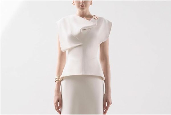 Women's Skirt Suit Summer French White Sleeveless Top Classic Casual Skirt 2 Piece Set for women