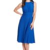 Women's Dresses Inset Waist Midi Dress Career Office Occasion Guest of