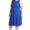 Women's Dresses Inset Waist Midi Dress Career Office Occasion Guest of