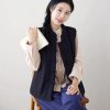suit women's Chinese style quilted vest autumn and winter buckle thickened waistcoat cotton-padded jacket