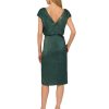 Women's Foil Woven Midi Dress