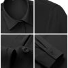 Women's Stain Shield Dress Shirts Wrinkle Free Long Sleeve Shirts Solid Work Business Button Down Shirts