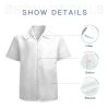Mens Funny Hawaiian Shirts 3D Graphic Button Down Short Sleeve Tropical Holiday Beach Aloha Shirt