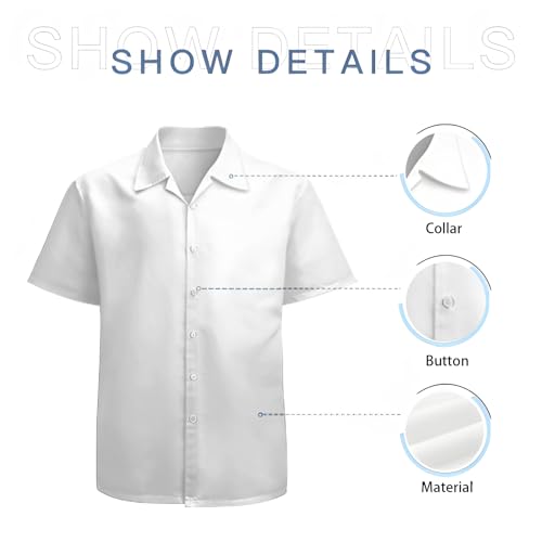 Mens Funny Hawaiian Shirts 3D Graphic Button Down Short Sleeve Tropical Holiday Beach Aloha Shirt