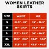 Real Leather Skirts for Women - Trendy Casual Womens Leather Skirt Fashionable