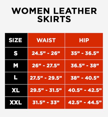 Real Leather Skirts for Women - Trendy Casual Womens Leather Skirt Fashionable