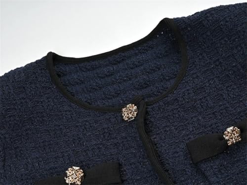 Women Spring Cardigans Pencil Skirts Suits Long Sleeve Sweater Jumpers Knitted 2 Piece Sets