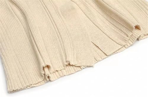 Women Suit Turn-Down Collar Single-Breasted Long-Sleeved Tops Elastic Waist Slim Skirt 2 Piece Set
