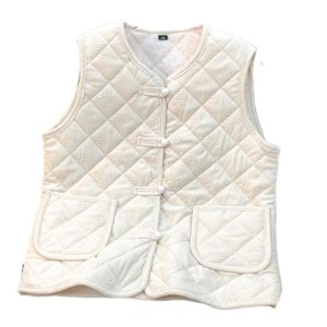 New-Chinese style vest for women, autumn and winter retro suit, Chinese vest, sleeveless wear, thickening