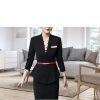 Women Business Interview Suit Blazers Skirt Set Professional Office Work Wear Career Two Piece Outfit