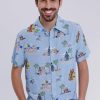 Chewbacca Darth Vader R2-D2 Stormtrooper TIE Fighter X-Wing Matching Family Hawaiian Button Down Shirt Adult