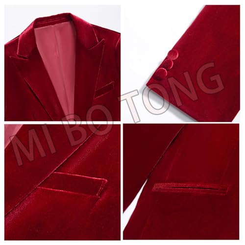 Velvet Suit Women 3 Piece Office Work Business Suit Office Lady Blazer&Pants&Vest Wedding Party Suit