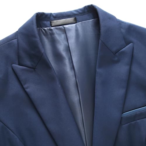 Womens Suit 2 Piece Set Business One Button Peak Lapel Blazer Jacket with Pants for Office Ladies