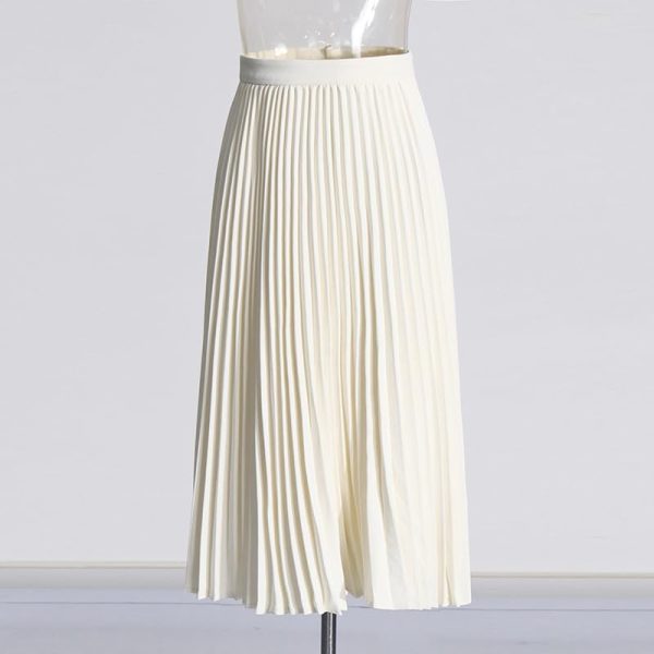 Women's Skirt Suit Summer Long Sleeve Casual Blazer Slim Pleated Skirt 2 Piece Set for Women