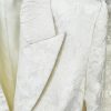 41XFJZiEAL.jpg Women's Skirt Suit Spring Autumn Patchwork Blazer Loose Slit Maxi Skirt 2 Piece Set