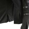 MPL2775 Black Armored Textile Motorcycle Jacket for Women - All Season Jacket w/Removable Liner