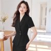 Women Elegant Short Sleeve Formal Professional Business Suits